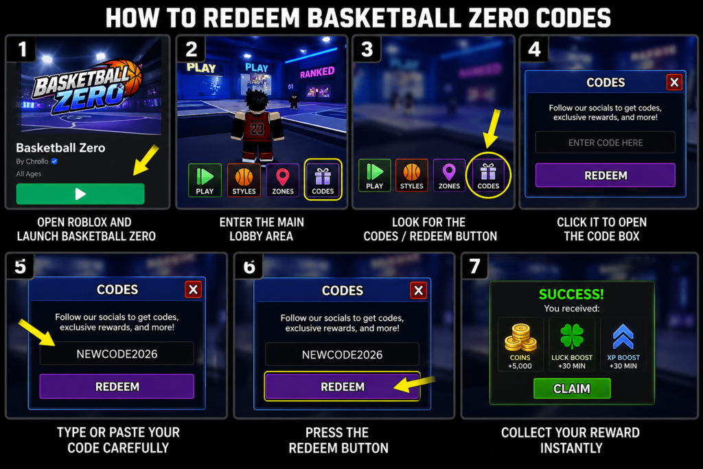 Basketball Zero Codes