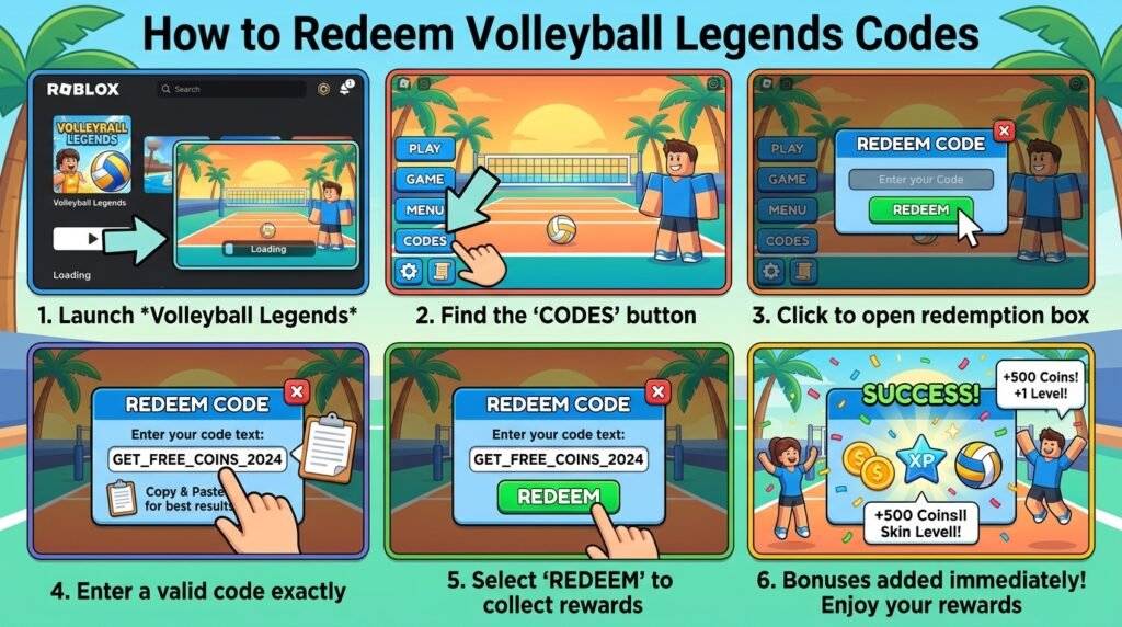 Volleyball Legends Codes