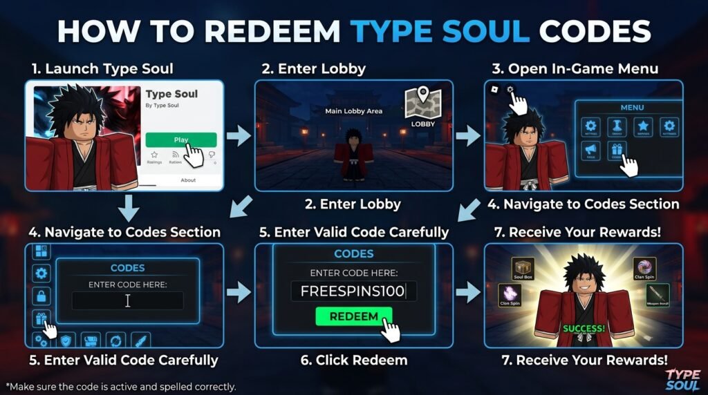 Type Soul Codes