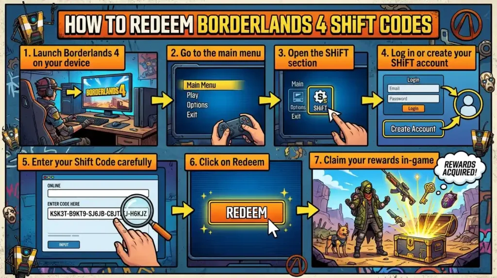 borderlands 4 shift codes